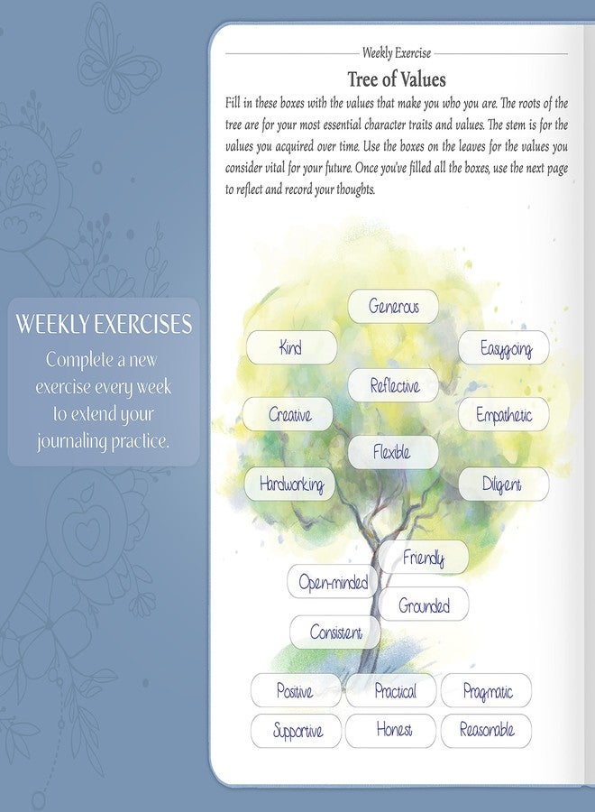 Legend Planner Legend Gratitude Journal - Guided Daily Journal to Foster Positivity & Happiness - Grateful Notebook to Write In - Inspirational Affirmation & Thankful Notebook - Hardcover (Periwinkle) - Image 4