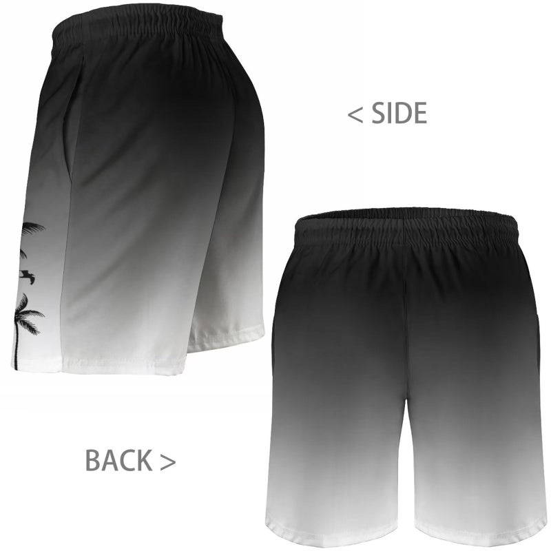 Lzzidou Men's Swim Trunks Hawaiian Bathing Mesh Lining Suit Swimsuits Beach Shorts with Pockets - Image 4