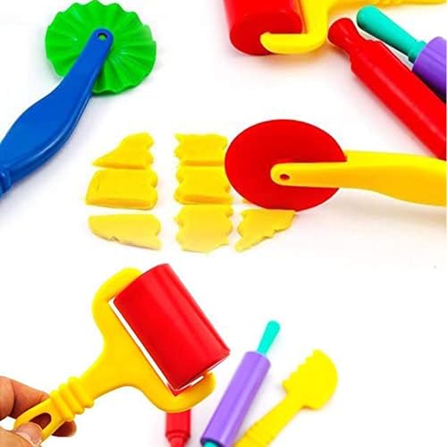 Carykon Clay and Dough Tools Kit for Kids - 6 Pieces - Assorted Colors - Image 4