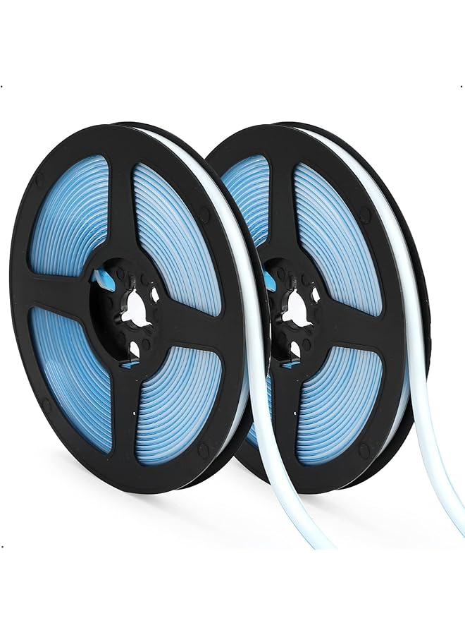 erorex Double Sided Tape Heavy Duty 2 Pack 19.6Ft Stripping Door Seal Strip Insulation Tape Roll Clear Mounting Tape Hanging Adhesive Strips Removable Wall Tape For Home Indoor Ceiling Stove - Image 1