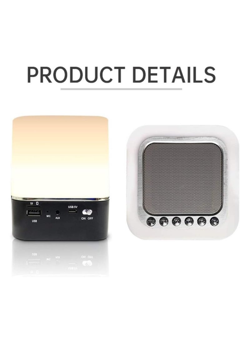 Portable Quran and MP3 Speaker with Multicolour Night Light Changes with Touch - Image 5