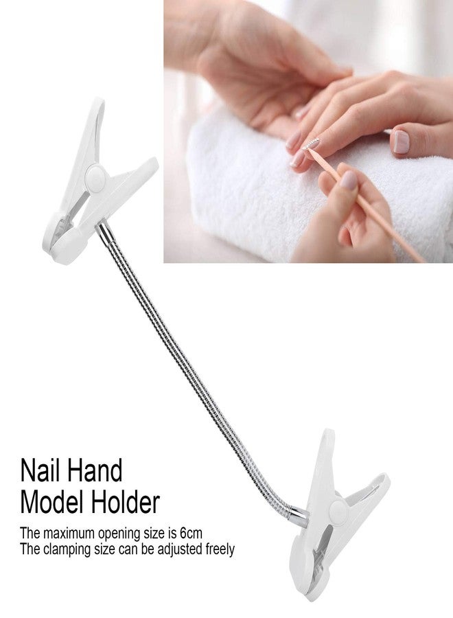 LZKW Nail Art Practice Hand Holder, Double Head Hand Fixing Clamp Clip 6cm Maximum Opening Size Nail Art Practice Hand Clamp for Nail Art Schools for Nail Salon - Image 5