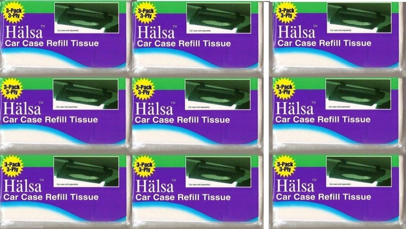 Artist Unknown 9 Pack HALSA Refill Tissues for Tempo Car Visor Tissue Holder - Image 5