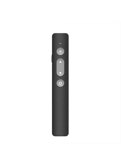B1 Multimedia Infrared Laser Pointer Teaching Business Wireless PPT Page Turning Pen(Black)