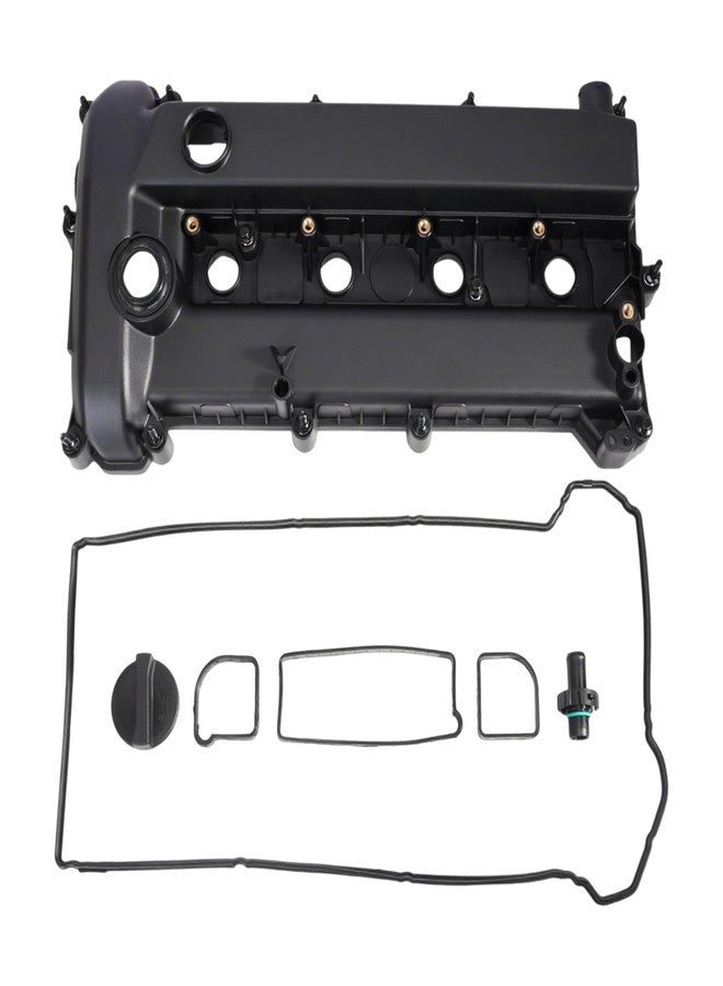 BENERAY Engine Valve Cover with Gasket fits for Mazda 3 2.0L/2.5L 2010-2013, fits for Mazda 5 2.3L/2.5L 2009-2015, fits for Mazda 6 2.5L 2011-2013, fits for Mazda CX-7 2.5L 2010-2012, L502-10-210E L50210210E - Image 1