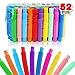 Siwarm 52 Pack Pop Tubes Sensory Toys Party Favors for Kids 812 Fidget Toys for Anxiety Goodie Bag Stuffers Treasure Box Classroom Prizes Gifts for 3 4 5 6 7 8 9 Year Old Boys Girls Toddlers 10 Colors - Image 3
