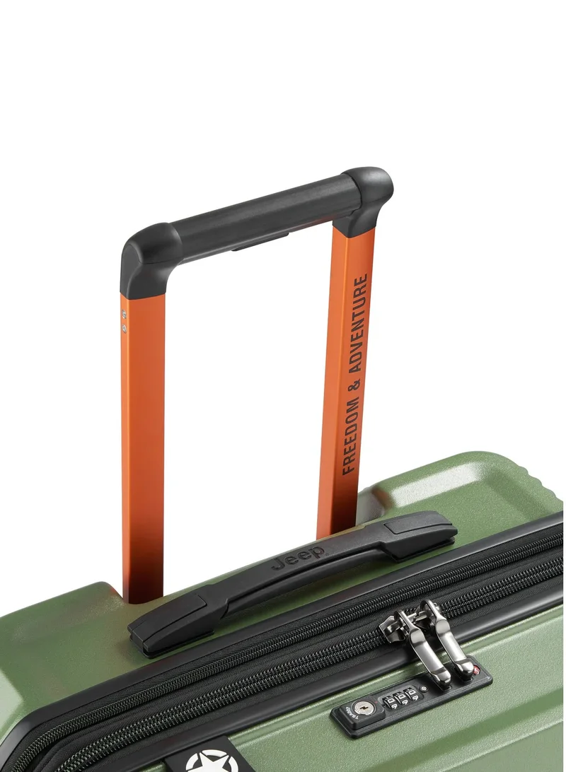 Jeep  JH001A - 69 Cm Hardcase 4-Double Wheeled Expandable Check-In Luggage Trolley - Green  | Best Price UAE