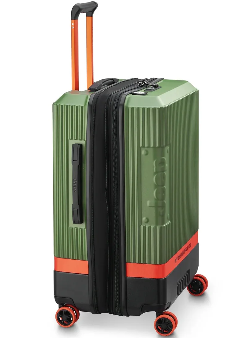 Jeep  JH001A - 69 Cm Hardcase 4-Double Wheeled Expandable Check-In Luggage Trolley - Green  | Best Price UAE