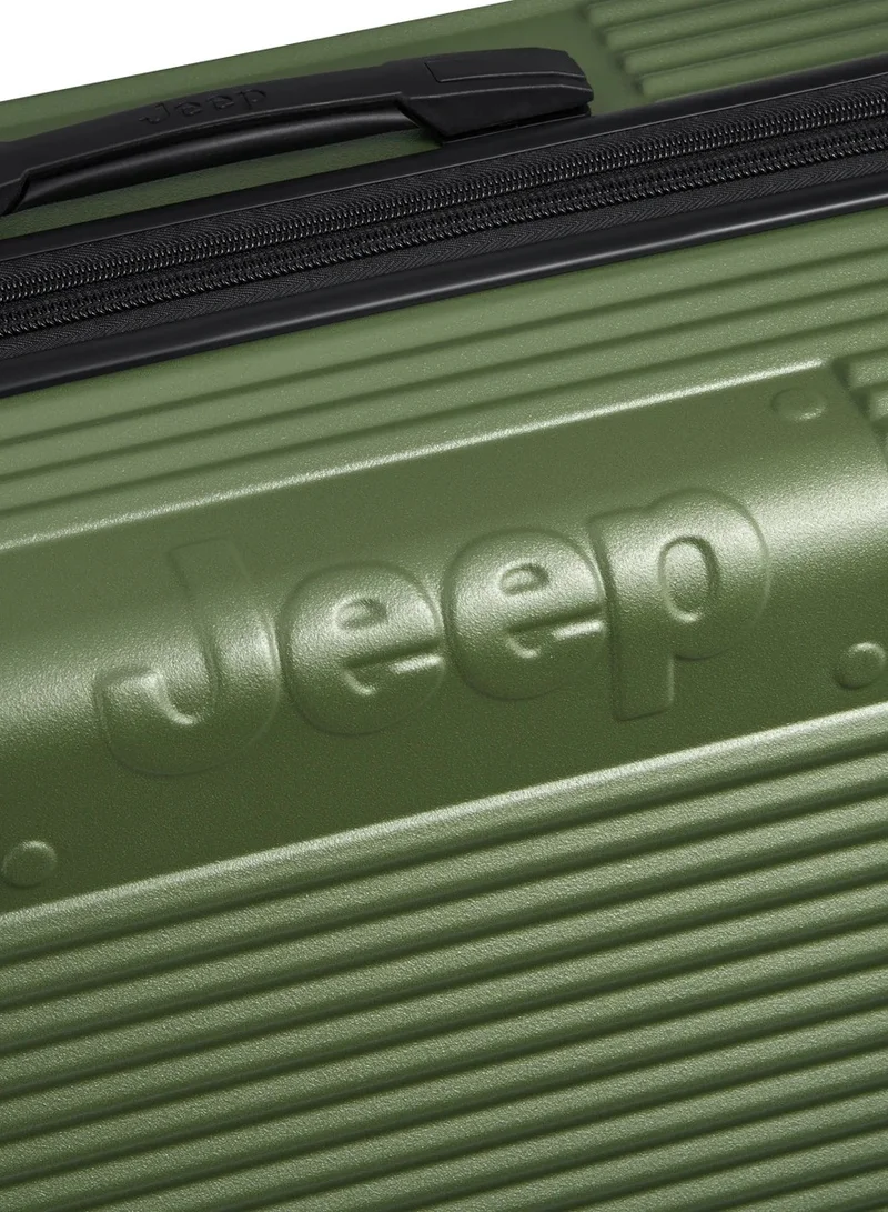 Jeep  JH001A - 69 Cm Hardcase 4-Double Wheeled Expandable Check-In Luggage Trolley - Green  | Best Price UAE
