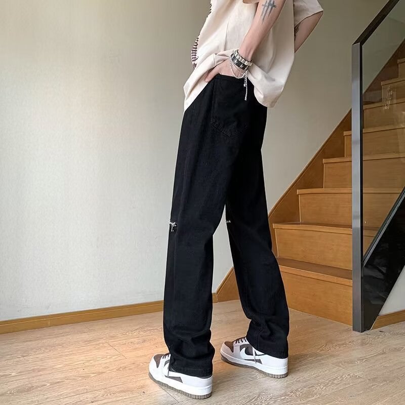 Unisex Casual Daily Denim Jeans - Image 5