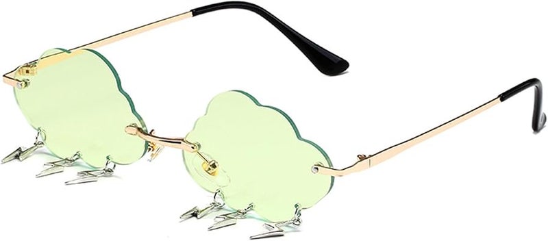 نظارات شمسية بدون إطار للفتيات والفتيان للسفر ونظارات رائعة ودعائم للصور - Image 2