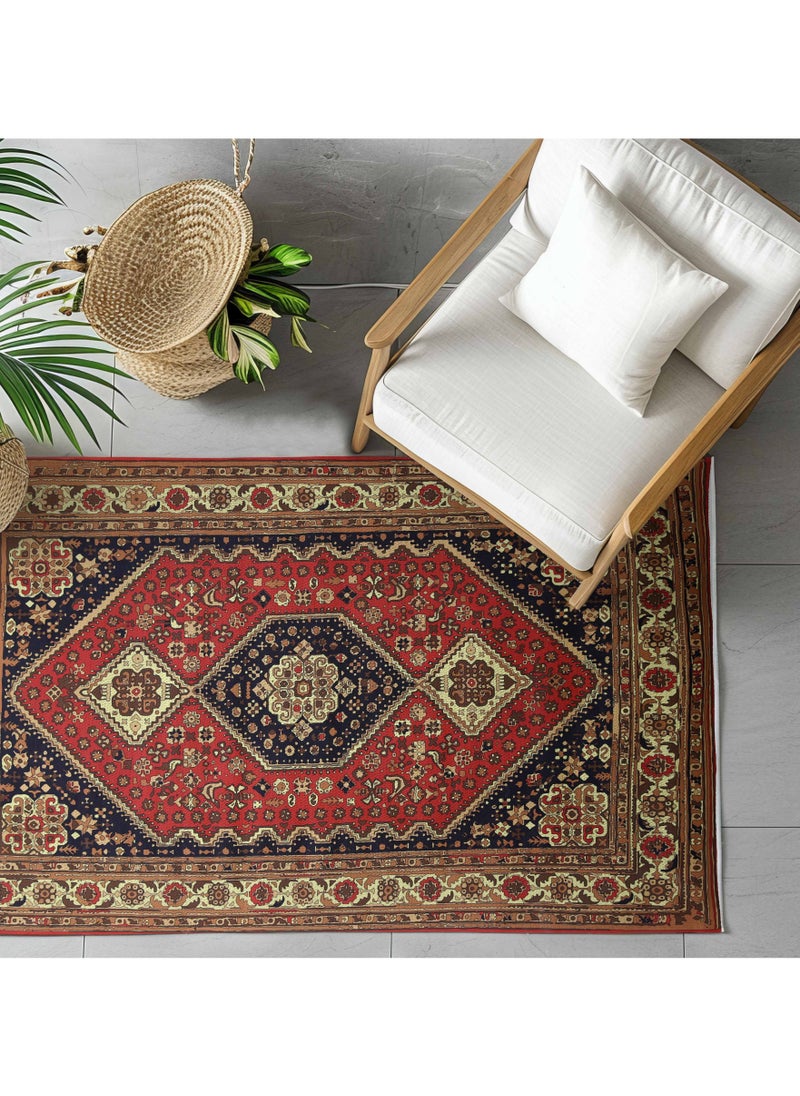 Alkaffary - Bashayer Comfortable carpet with Soft Texture Provides a Unique Comfort Experience, Perfect for Bedrooms and Living Rooms, Red - Image 1