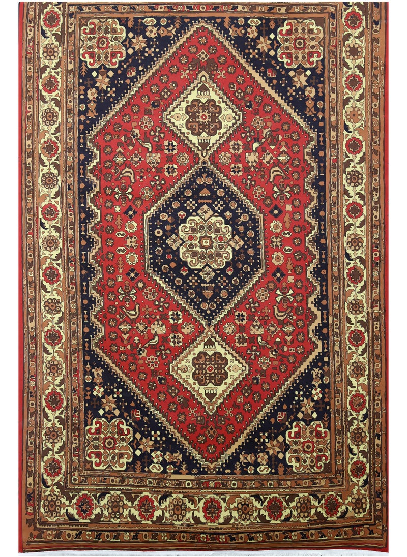 Alkaffary - Bashayer Comfortable carpet with Soft Texture Provides a Unique Comfort Experience, Perfect for Bedrooms and Living Rooms, Red - Image 1