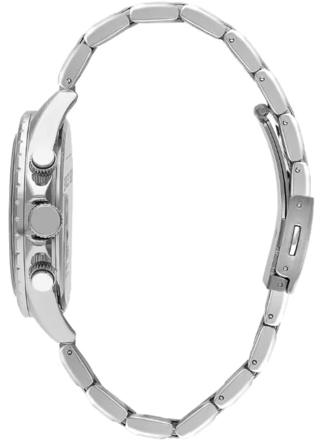 سلازنجر SLAZENGER Men's Watch, Multi Function Display and Metal Strap - SL.9.2250.2.04, Two Tone
