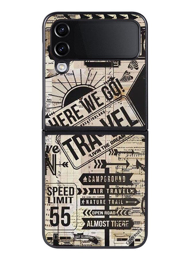 Covernex Protective Case Cover For Samsung Galaxy Z Flip 4 Here We Go Travel - Image 1