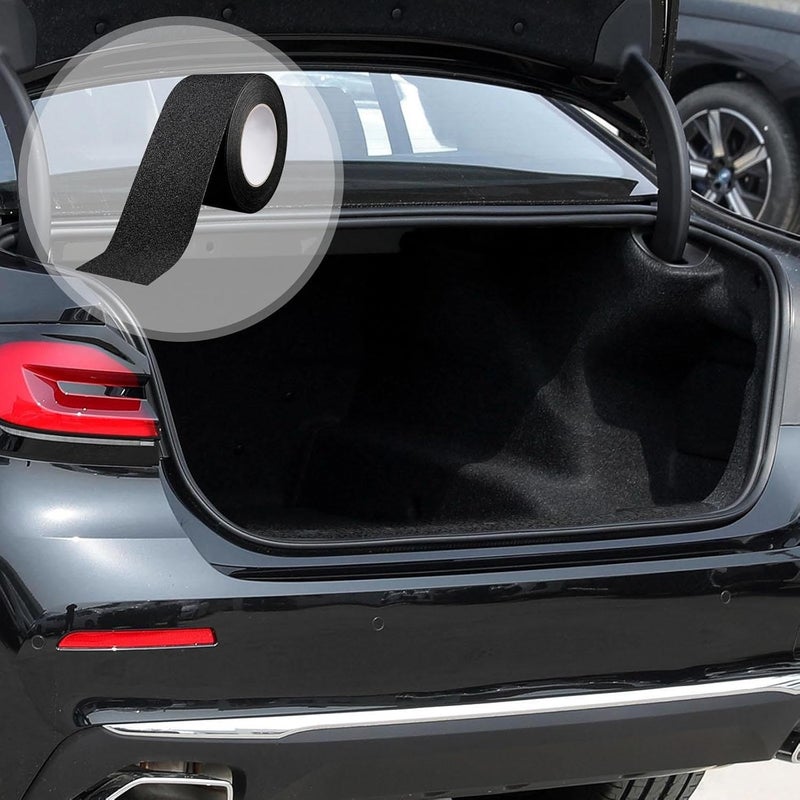 Idezek rear bumper protection | Anti-skid door boarding protection bumper strip | Self-adhesive car threshold protection, trunk threshold protection stickers to scratches and scratches - Image 3