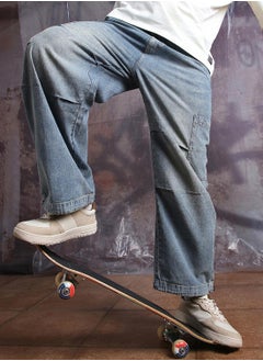 Hubberholme Men Loose Fit Light Fade Parachute cargo  - Image 1