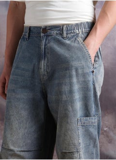 Hubberholme Men Loose Fit Light Fade Parachute cargo  - Image 3