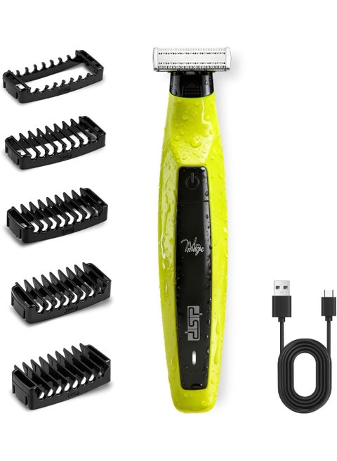 Men's Electric Shaver and Beard Trimmer, Low Noise, Waterproof DSP 60334