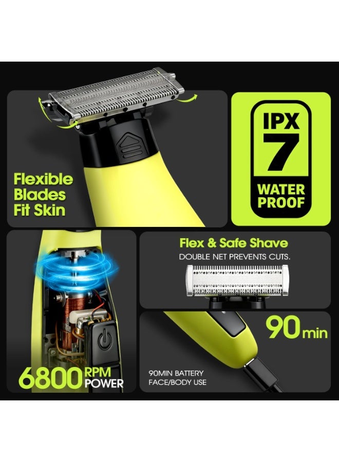 DSP Men's Electric Shaver and Beard Trimmer, Low Noise, Waterproof DSP 60334 - Image 4