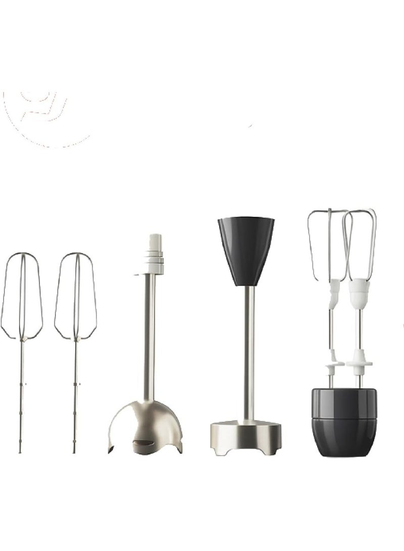 Nouval 7 in 1 Hand Blender 1800W Stainless Steel Chopper 1.5L Egg Beater Multifunction Speed - Image 3