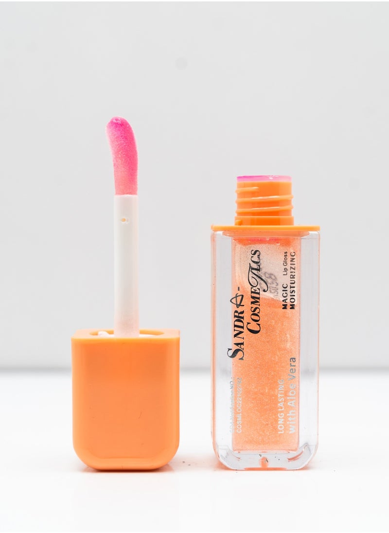Sandra Magic Moisturizing Lip Gloss, Long Lasting - 9ml  - Image 4