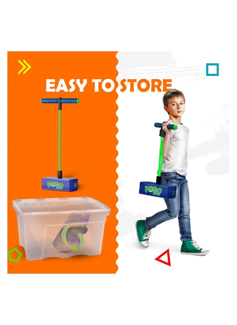 Swipply - SWIPPLY Jumping Toys Foam Pogo Jumper for Kids Fun and Safe Childs Pogo Stick for Toddlers Durable Indoor Outdoor Bungee Jump toys for Boys Girls - Image 1