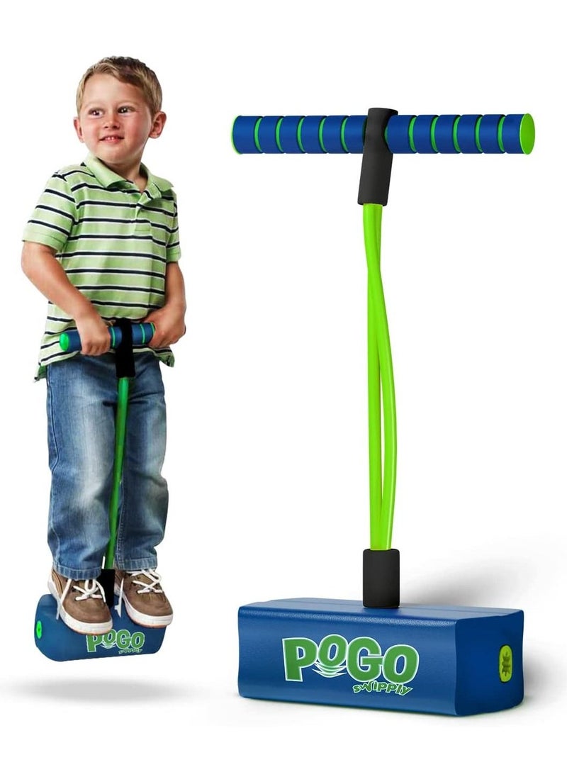 Swipply - SWIPPLY Jumping Toys Foam Pogo Jumper for Kids Fun and Safe Childs Pogo Stick for Toddlers Durable Indoor Outdoor Bungee Jump toys for Boys Girls - Image 1