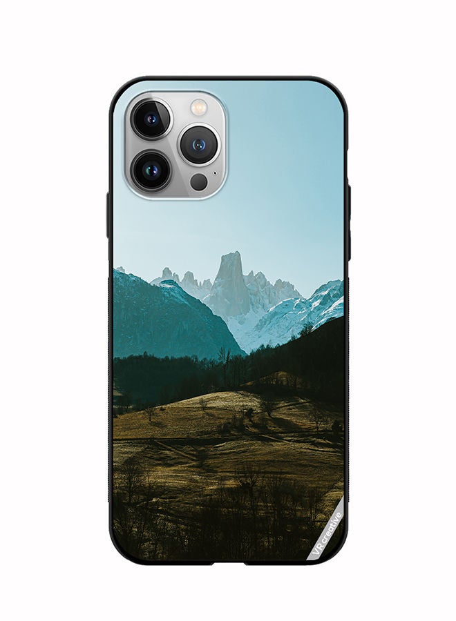 VR CREATIVE Protective Case Cover For Apple iPhone 12 Pro Max Green Hills Design Multicolour - Image 1