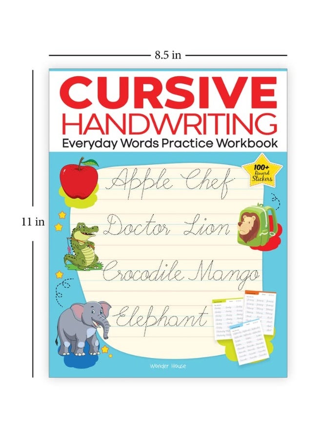 Cursive Handwriting - Everyday Letters and Sentences : Level 2 Practice Workbooks For Children (Set of 2 Books) - Image 2
