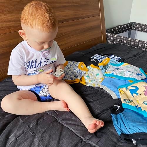 BIG ELEPHANT Baby Boys' 10 Pack Toddler Potty Training Pants 100% Cotton Underpants, 3T - Image 3