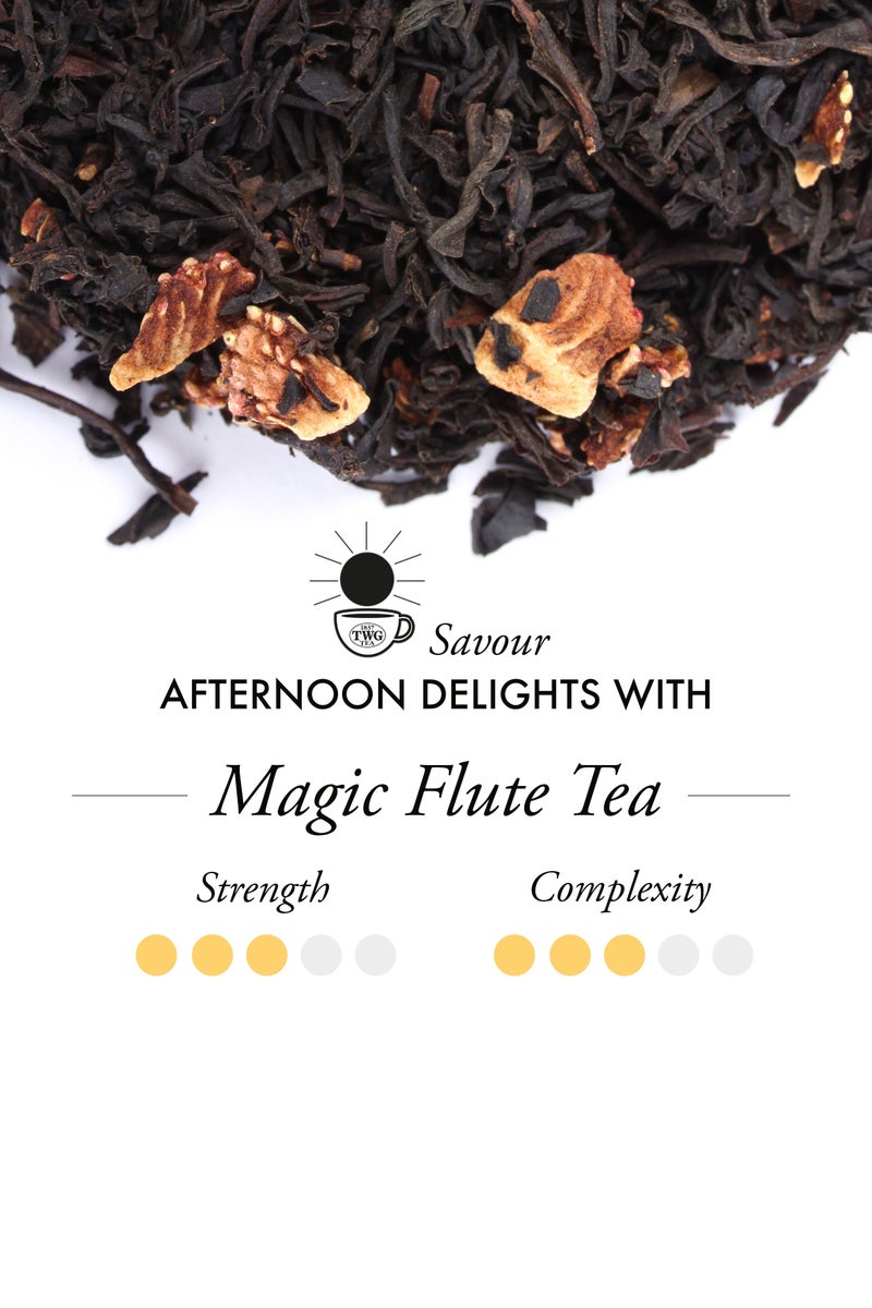 TWG Tea Magic Flute Tea, Black Tea Blend in 15 Hand Sewn Cotton Tea Bags in Giftbox, 37.5g - Image 2