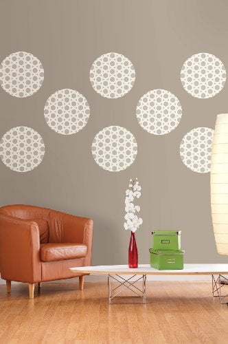 WALLPOPS ملصقات وول بوبس WPD96821 زوي، أربع نقاط 13 بوصة، محايدة - Image 3