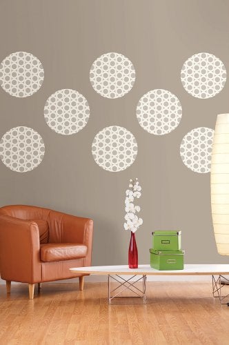 WALLPOPS ملصقات وول بوبس WPD96821 زوي، أربع نقاط 13 بوصة، محايدة - Image 4