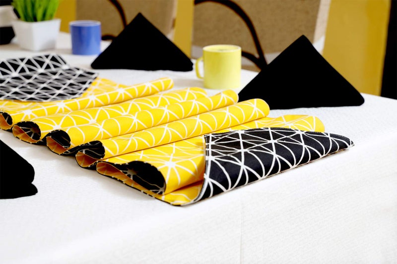 Switchon Cotton Reversible Printed Dining Table Runner for 6 Seater | 12 x 86 Inch Multicolor Fabric Runner | Washable Table Décor Runner | Pack of 1 - Image 3