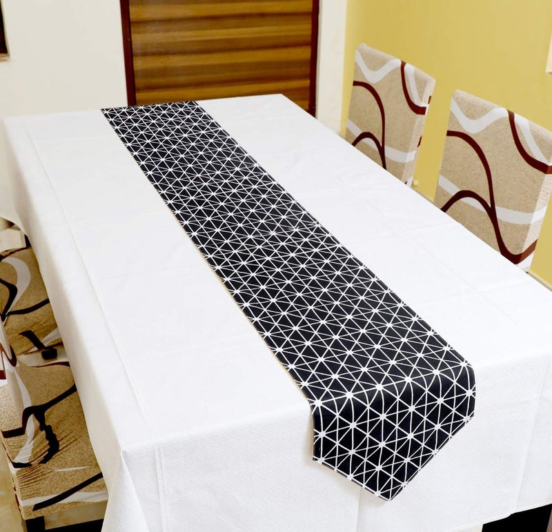 Switchon Cotton Reversible Printed Dining Table Runner for 6 Seater | 12 x 86 Inch Multicolor Fabric Runner | Washable Table Décor Runner | Pack of 1 - Image 5