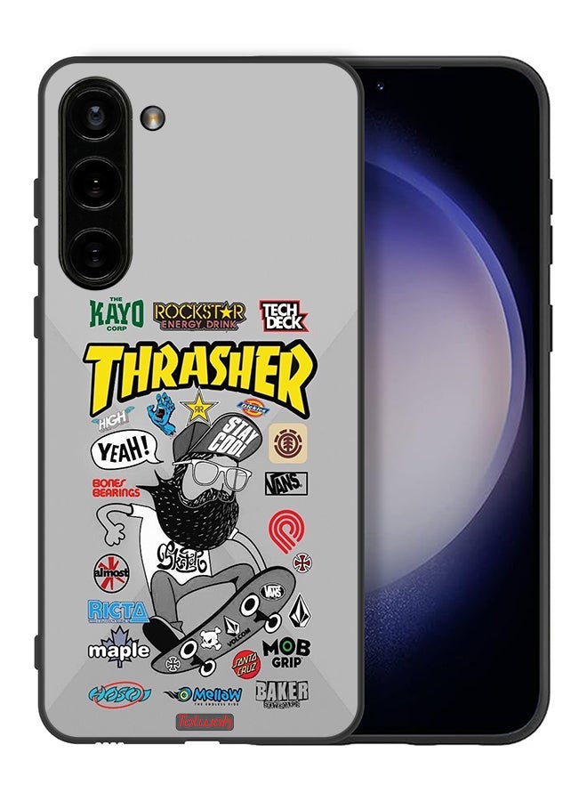 Tolwak Samsung Galaxy S23 Plus 5G Protective Case Cover Thrasher Sticker - Image 2