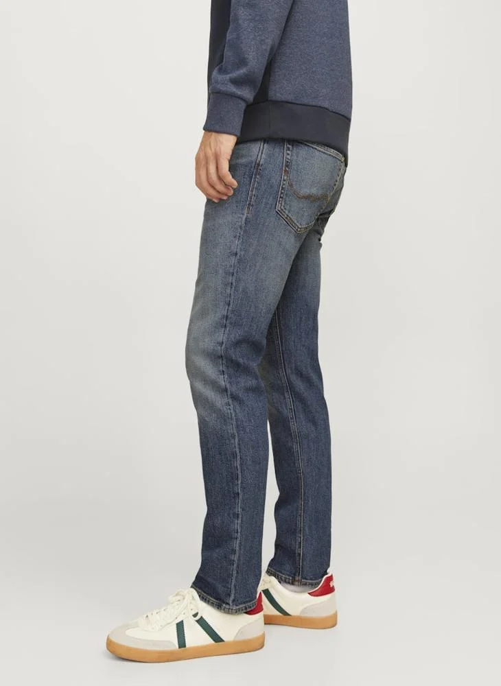 JACK & JONES  Light Wash Regular Fit Jeans for Men | Best Price UAE