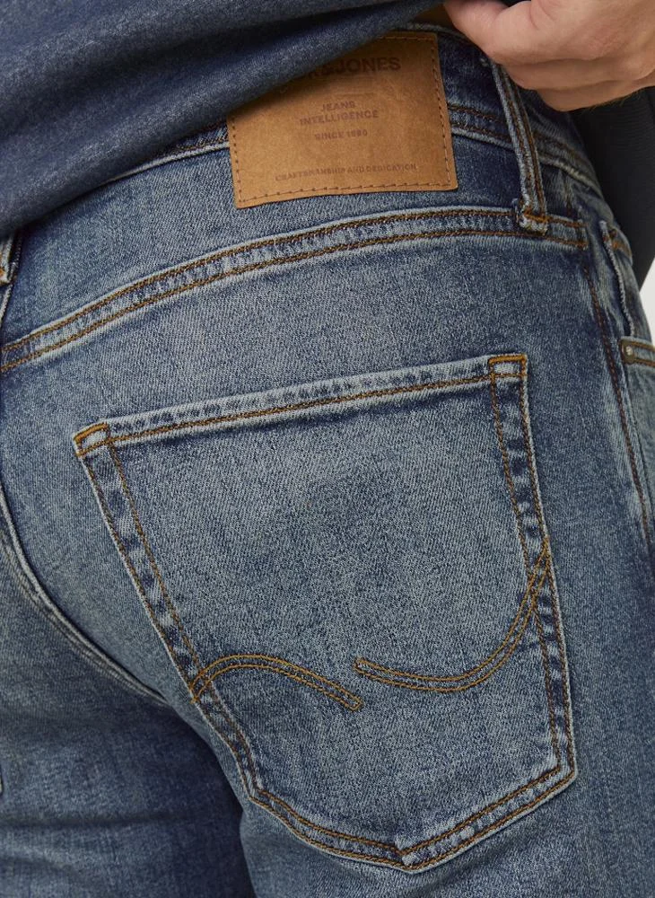 JACK & JONES  Light Wash Regular Fit Jeans for Men | Best Price UAE