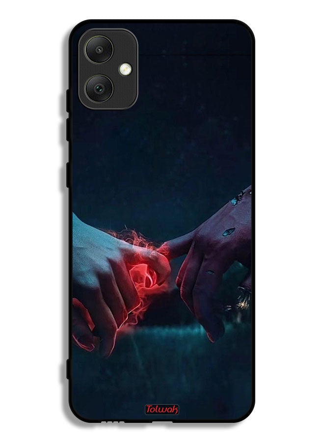 Tolwak Samsung Galaxy A05 Protective Case Cover Burning Hands - Image 1