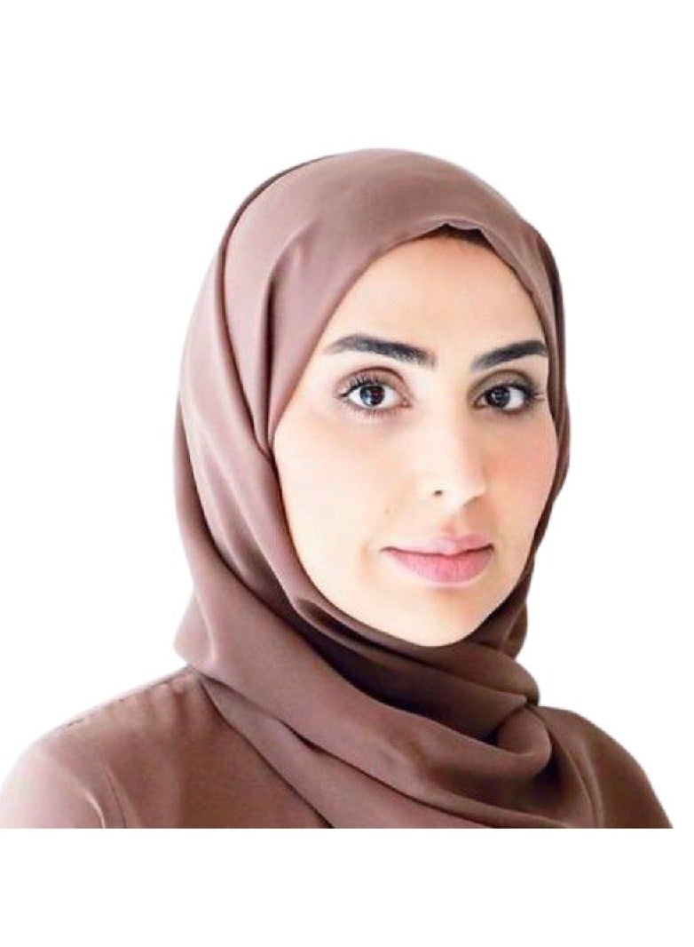 BHNS Fixed veil, nude color and multiple plain colors VIP- Chiffon veil suitable for-Abaya-Clothing-Hijab Lightweight luxury abaya Islamic women's scarf medium shawl with high quality  - Image 3