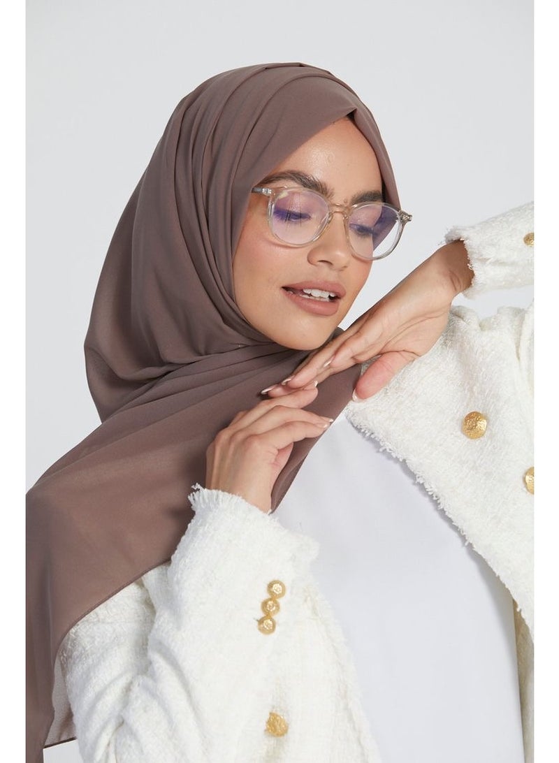 BHNS Fixed veil, nude color and multiple plain colors VIP- Chiffon veil suitable for-Abaya-Clothing-Hijab Lightweight luxury abaya Islamic women's scarf medium shawl with high quality  - Image 1