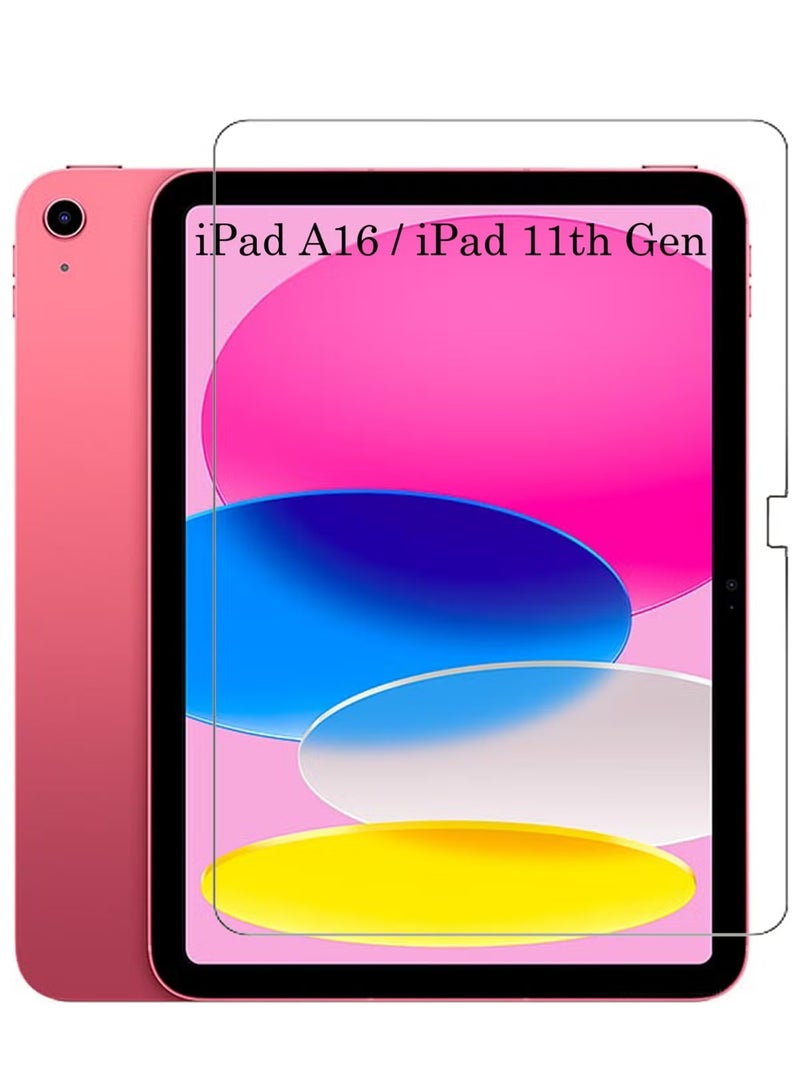 حماية شاشة لجهاز iPad (A16) الجيل الحادي عشر 2025 / iPad الجيل العاشر 10.9 بوصة 2022 ، حماية شاشة زجاجية مقسّاة لجهاز iPad الجيل الحادي عشر 11" A3354، A3355، A3356 / الجيل العاشر 10.9" A2696/A2757A2777 - Image 5