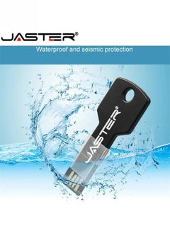 JASTER Metal Key Shape USB 2.0 Flash Drives Waterproof Memory Stick, Real Capacity U Disk High Speed Storage 64GB  - Image 3
