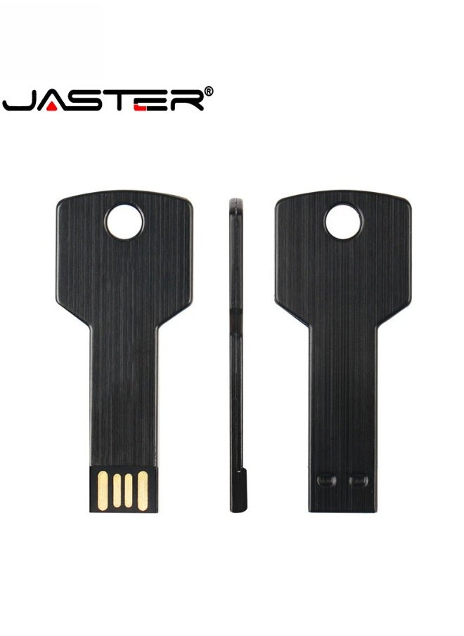 JASTER - Metal Key Shape USB 2.0 Flash Drives Waterproof Memory Stick, Real Capacity U Disk High Speed Storage 64GB - Image 1