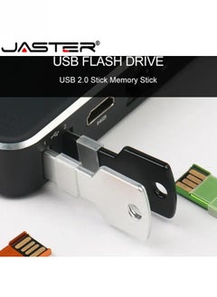 JASTER Metal Key Shape USB 2.0 Flash Drives Waterproof Memory Stick, Real Capacity U Disk High Speed Storage 64GB  - Image 2
