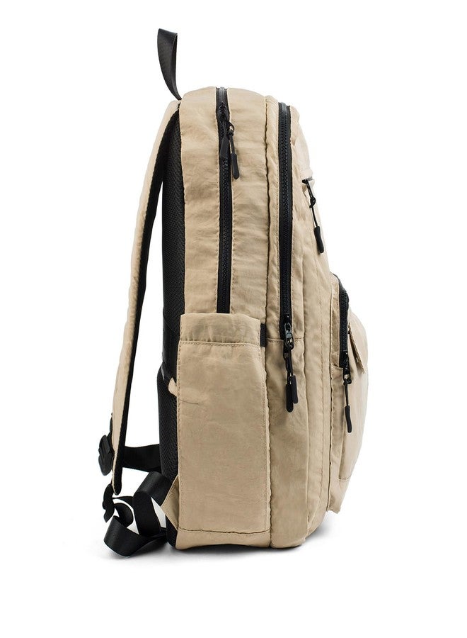 Lino Perros Pacman Utility Beige Backpack - Image 3