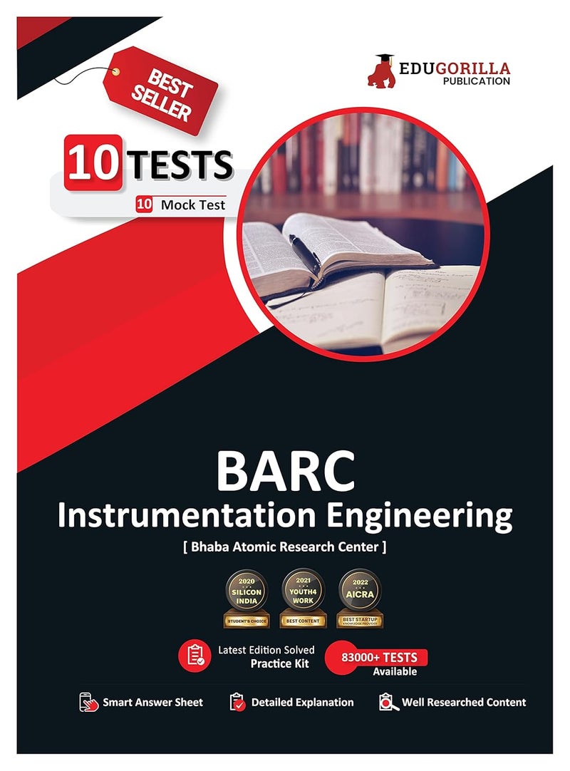 BARC Instrumentation Engineering Exam 2024 (Bhabha Atomic Research Centre) - 10 Full Length Mock Tests (1000 Solved Questions) with Free Access To Online Tests  - Image 1