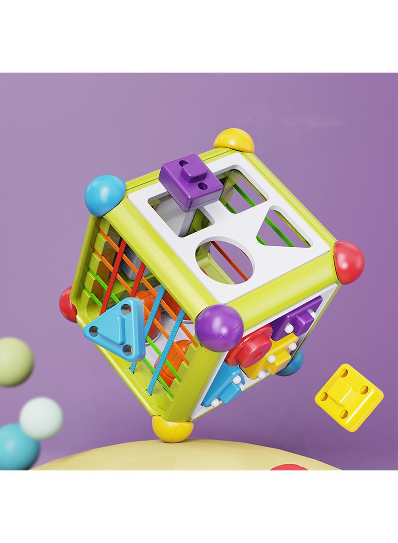 Puzzle early education box hexahedral radish color matching baby toy  - Image 4