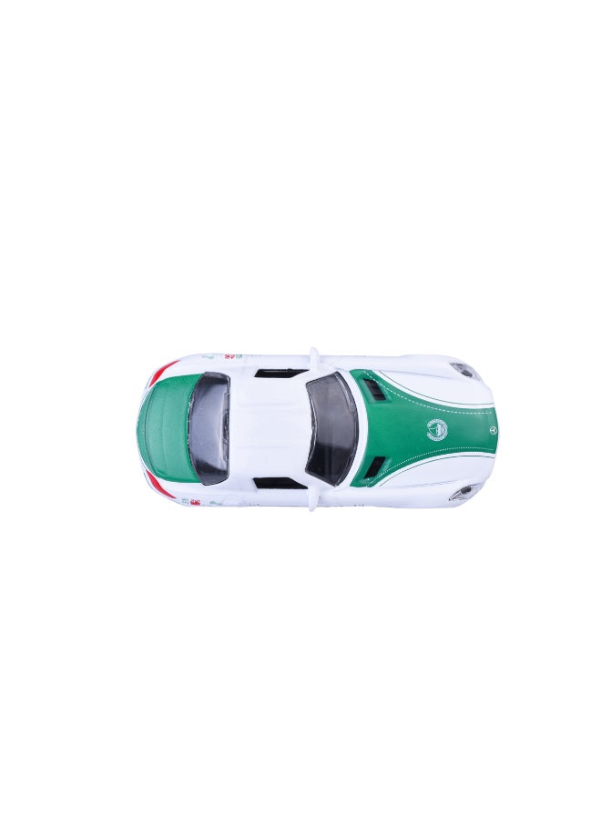 Majorette Dubai Police Single Pack Die Cast – Mercedes SLS (1:64 Scale) – Die-Cast Toy Car for Kids & Collectors - Image 5